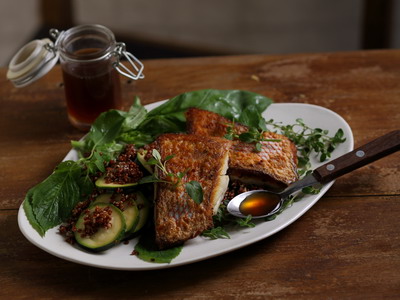 Resep Ikan dan Salad Quinoa