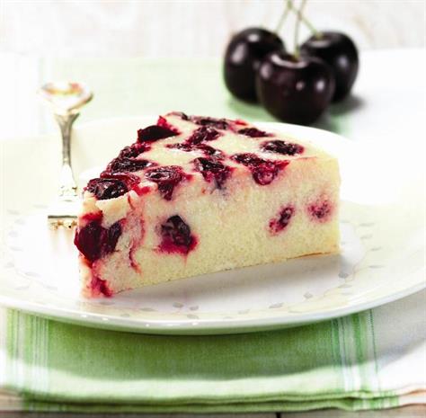 Lemon and Cherry Cheesecake